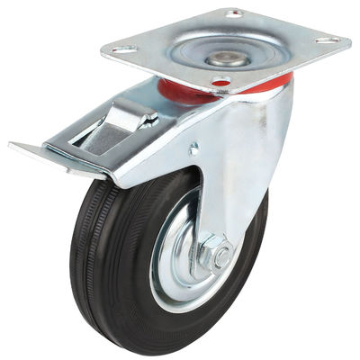 3 " 4 " 5 " 6 " 8 Inch Karet Caster Wheels, Steel Core Roller Bearing Caster Wheels OEM ODM