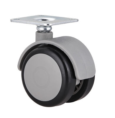 3 Inch M10 Threaded Stem Caster Wheels, TPR Locking Caster Wheels untuk kursi dapur