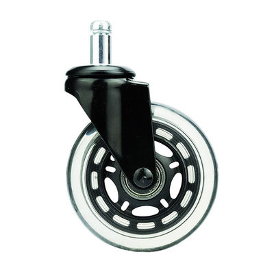 Dajin Furniture Casters Untuk Lantai Kayu / Karpet, 3 Inci Casters Dengan Stem