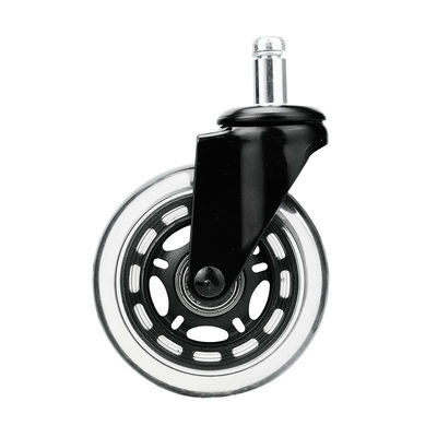 Dajin Furniture Casters Untuk Lantai Kayu / Karpet, 3 Inci Casters Dengan Stem