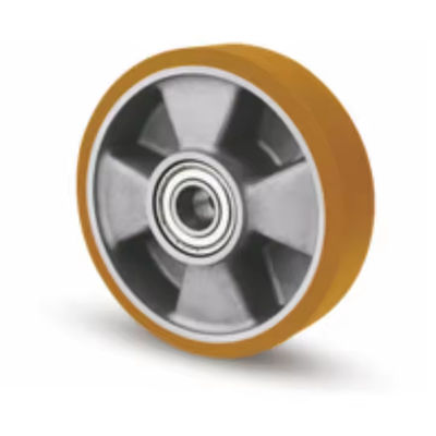 5 Inch 6 Inch 8 Inch Heavy Duty Swivel Casters Roda Gaya Eropa Aluminium Core PU Caster