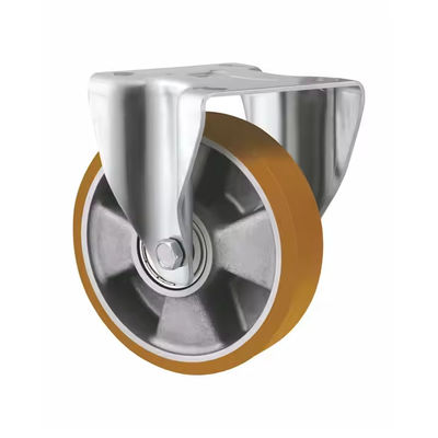 5 Inch 6 Inch 8 Inch Heavy Duty Swivel Casters Roda Gaya Eropa Aluminium Core PU Caster