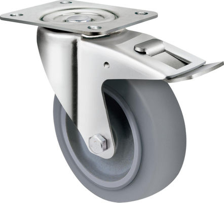 TPR elastis karet termoplastik casters, Karet karet industri hitam