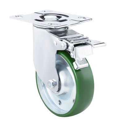 Roda Roller Baja Industri Tugas Berat Roller Polyurethane Shock Absorbing