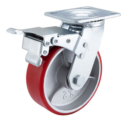50mm Heavy Duty Castors Impact Resistant Cast Iron Industrial Caster Wheel