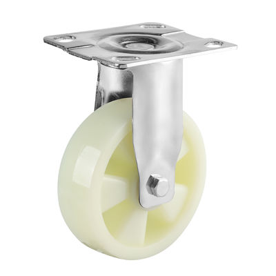 Polypropylene Industrial Casters Roda Poly Caster yang tahan korosi