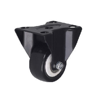 PP PU PVC Universal Furniture Casters Hitam Roda Caster Ringan