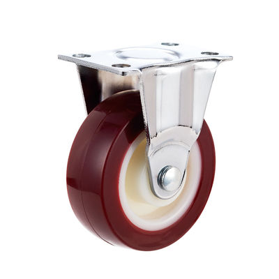 Furniture Casters PU Light Duty, Polypropylene Caster Wheels Disesuaikan