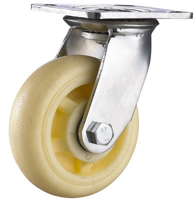 100mm - 200mm Heavy Duty Castors Rocks Wear Resistant Polyurethane Tread Casters