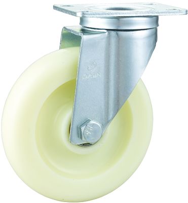 Polypropylene medium duty casters dengan top plate mount