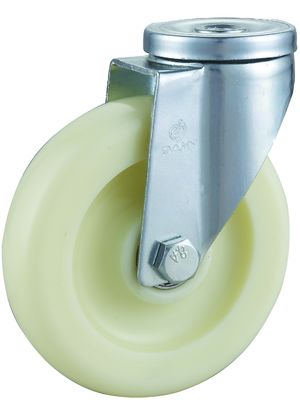 Polypropylene medium duty casters dengan top plate mount