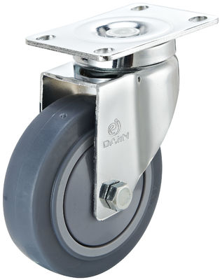 Thermoplastic Rubber Industrial Casters Wheel Medium Duty Castors