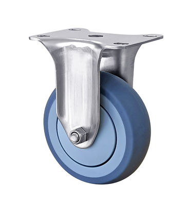 Roda Castor TPR Biru Bertugas Sedeng 100kg-150KG Roda Castor Baja Tidak Berlemak