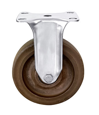 304 Baja tahan karat Roda Castor 125mm Roda Castor Nylon Suhu Tinggi