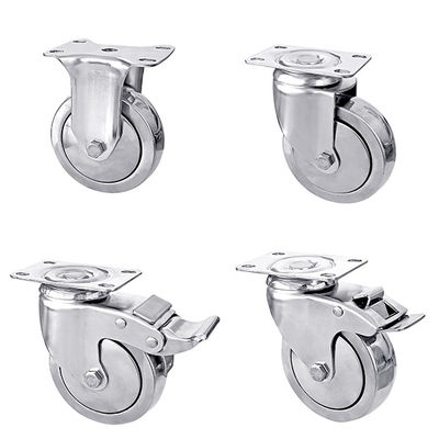 Dajin Medium Duty Rustless Steel Rollers Wheels 150kg-200KG Kapasitas Beban