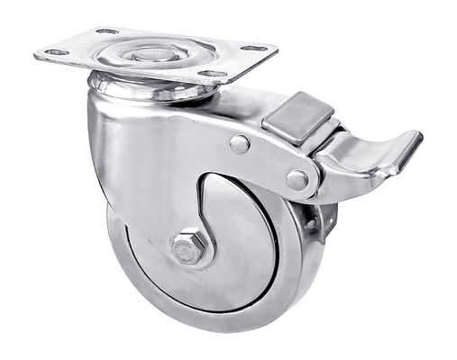 Dajin Medium Duty Rustless Steel Rollers Wheels 150kg-200KG Kapasitas Beban