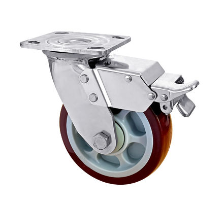 OEM ODM Casters Baja Rostless Heavy Duty Rot Polyurethane Wheel Casters