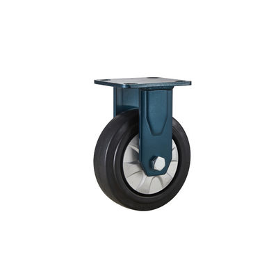 100mm 150mm Heavy Duty Castors Hi Elastis Thermoplastic Rubber Wheel Casters