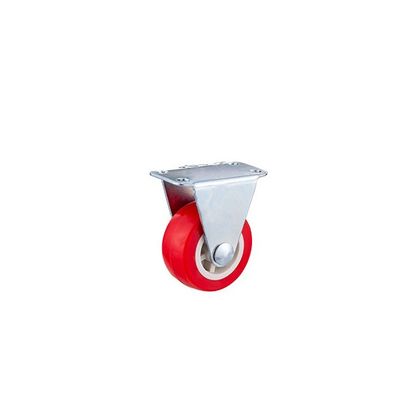 Red Caster Wheels 25mm -75mm Universal Kantor Kursi Caster Wheels