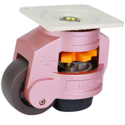 Roller leveling berat yang dapat disesuaikan dengan roda TPR & bantalan presisi