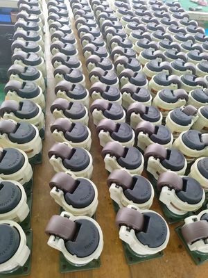 Roller leveling berat yang dapat disesuaikan dengan roda TPR & bantalan presisi