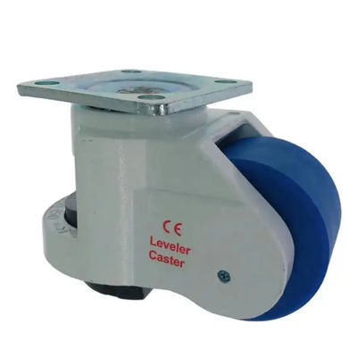 GD150F Ultra Heavy-Duty Plate Mount Leveling Caster 1500kg Kapasitas Roda Nylon & Base