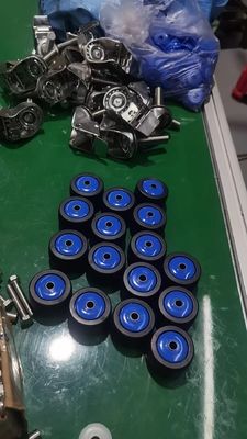 Roda Kastor Baja Tahan Karat Dajin TPR 50mm Kapasitas Beban Tinggi 150kg