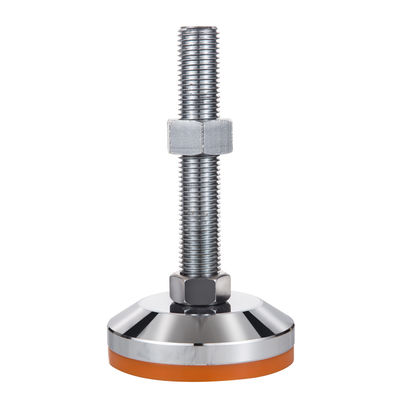 Roda Kastor 18mm 22mm 27mm 30mm, Roda Kastor Tugas Berat Padat Dengan Kaki Perata