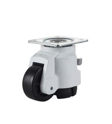 Roda Kastor Perata Industri yang Dioperasikan Tuas 40mm 50mm 62mm 70mm Model 60 80 100